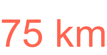 75 km